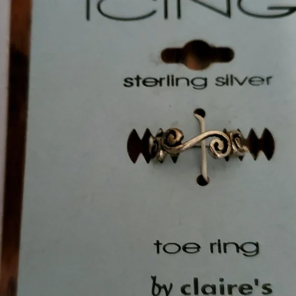 New with Tags - Lot of 4 Sterling Silver Toe Rings by Icing  Claires - Picture 3 of 6